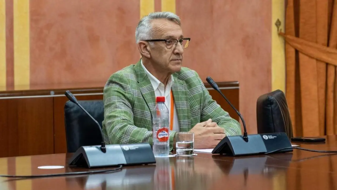 El alcalde de Bonares. -  FRANCISCO OLMO/PARLAMENTO