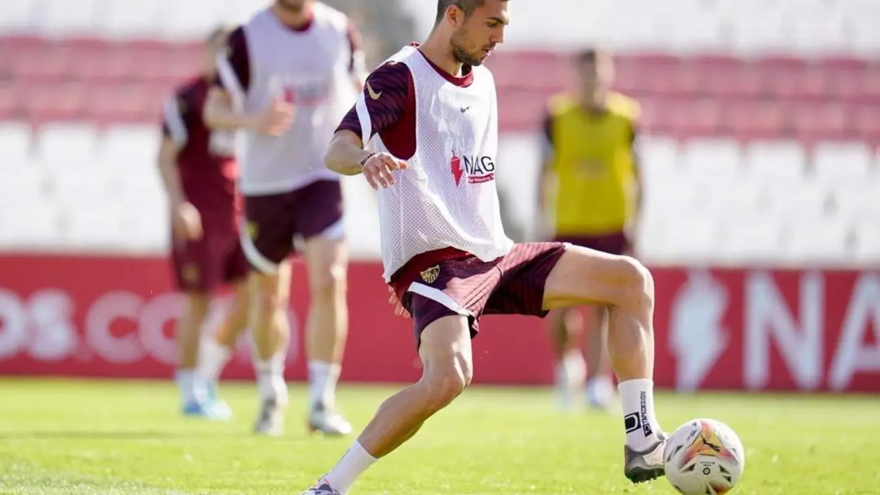 Joan Jord&aacute;n, durante un entrenamiento. - sfc