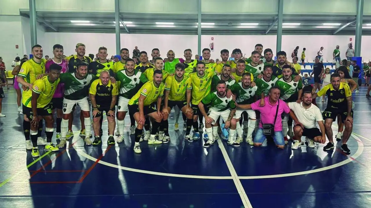 Imagen del Ja&eacute;n Para&iacute;so Interior en un amistoso de esta pretemporada. - JA&Eacute;N PARA&Iacute;SO INTERIOR