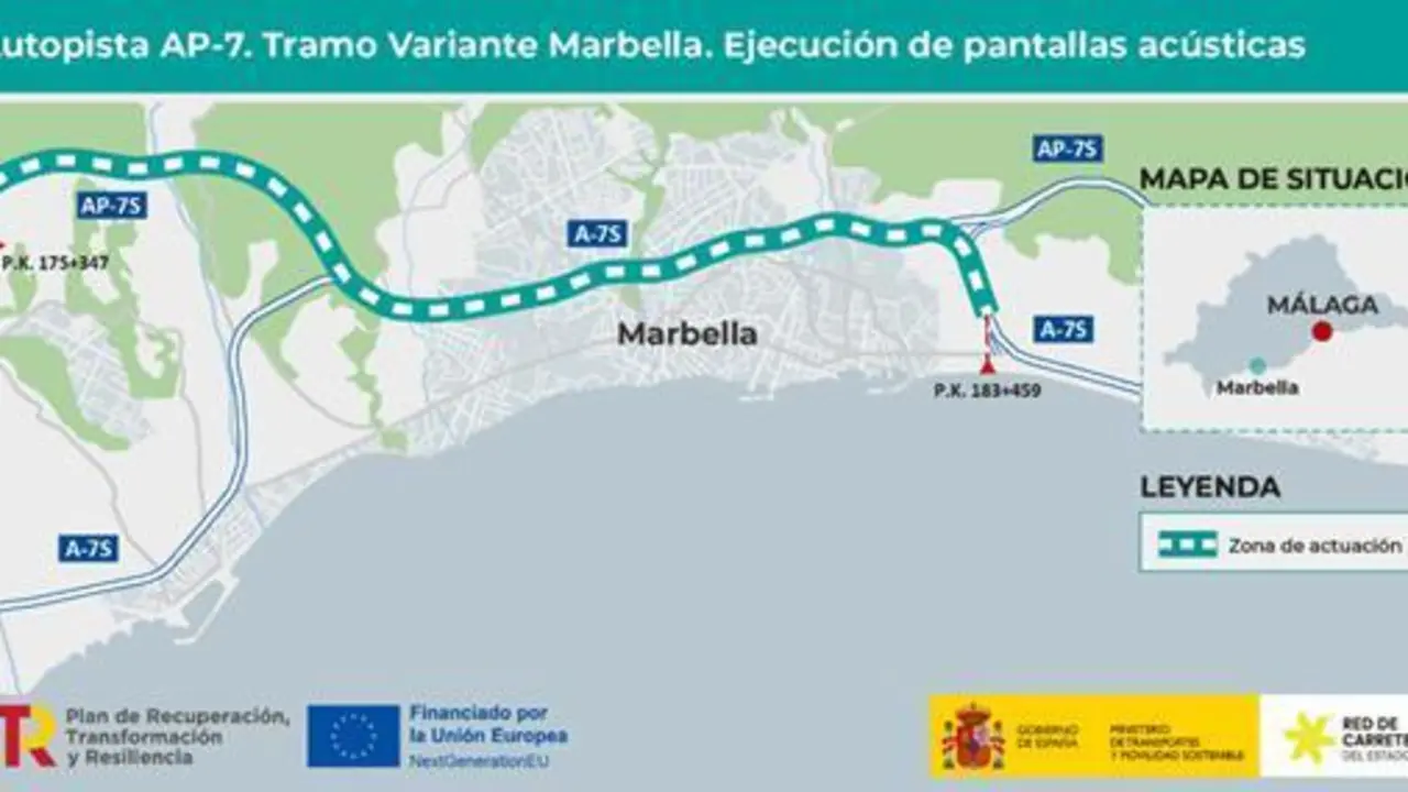 Mapa de las afectaciones al tr&aacute;fico. - Subdelegaci&oacute;n