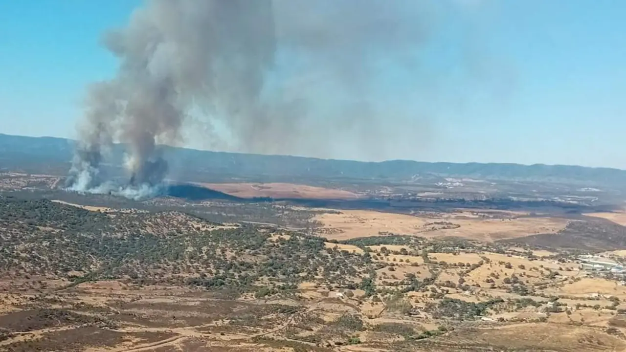 Incendio en El Cerro de And&eacute;valo. - INFOCA