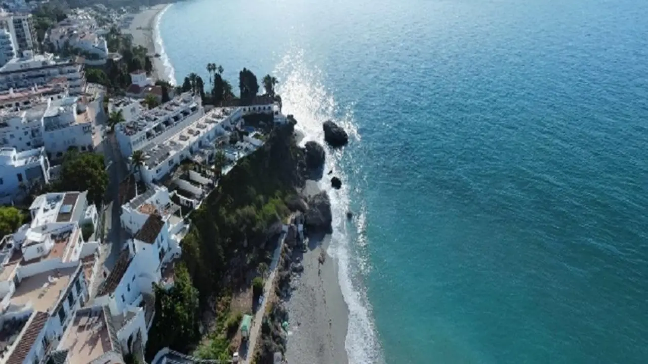 Vista de playa de Nerja. - Europa Press