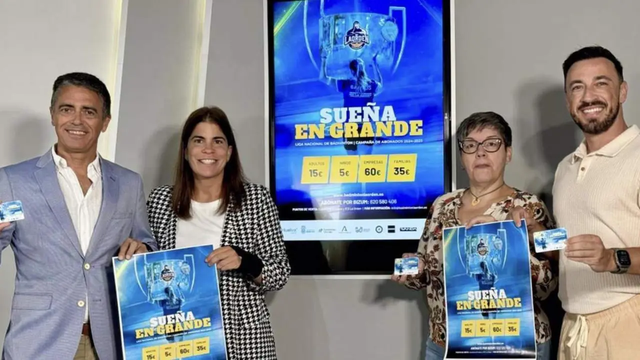 Presentaci&oacute;n Campa&ntilde;a Abonos IES La Orden de b&aacute;dminton - E.P.