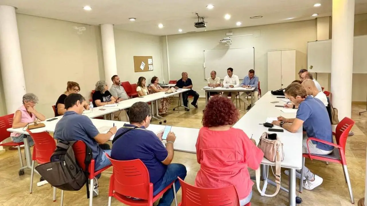 Reuni&oacute;n del Consejo Escolar Municipal.  - 