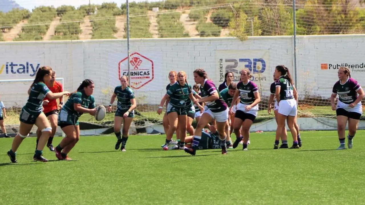 Ja&eacute;n Rugby Femenino se impone a CR M&aacute;laga en la pretemporada. - JA&Eacute;N RUGBY