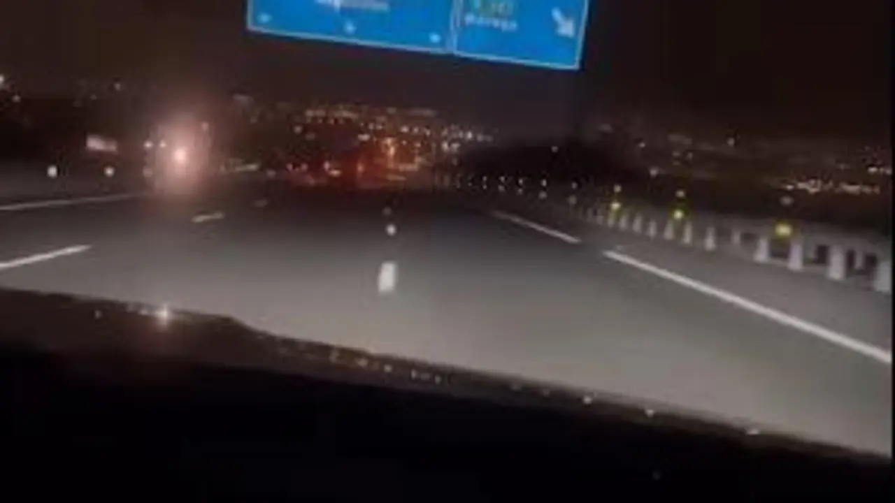 Captura del conductor, a 300 km/hora. - REDES