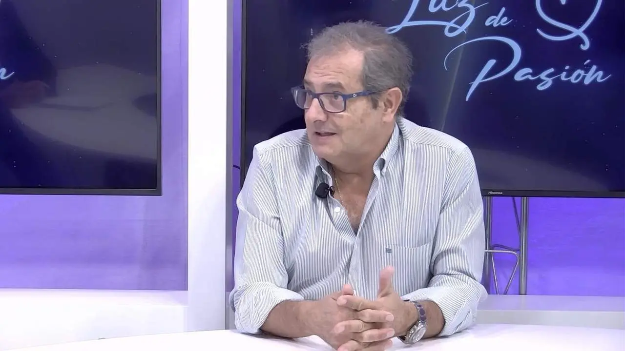 Manuel Castellano en el plat&oacute; de 7TV Ja&eacute;n.  - VIVA Ja&eacute;n