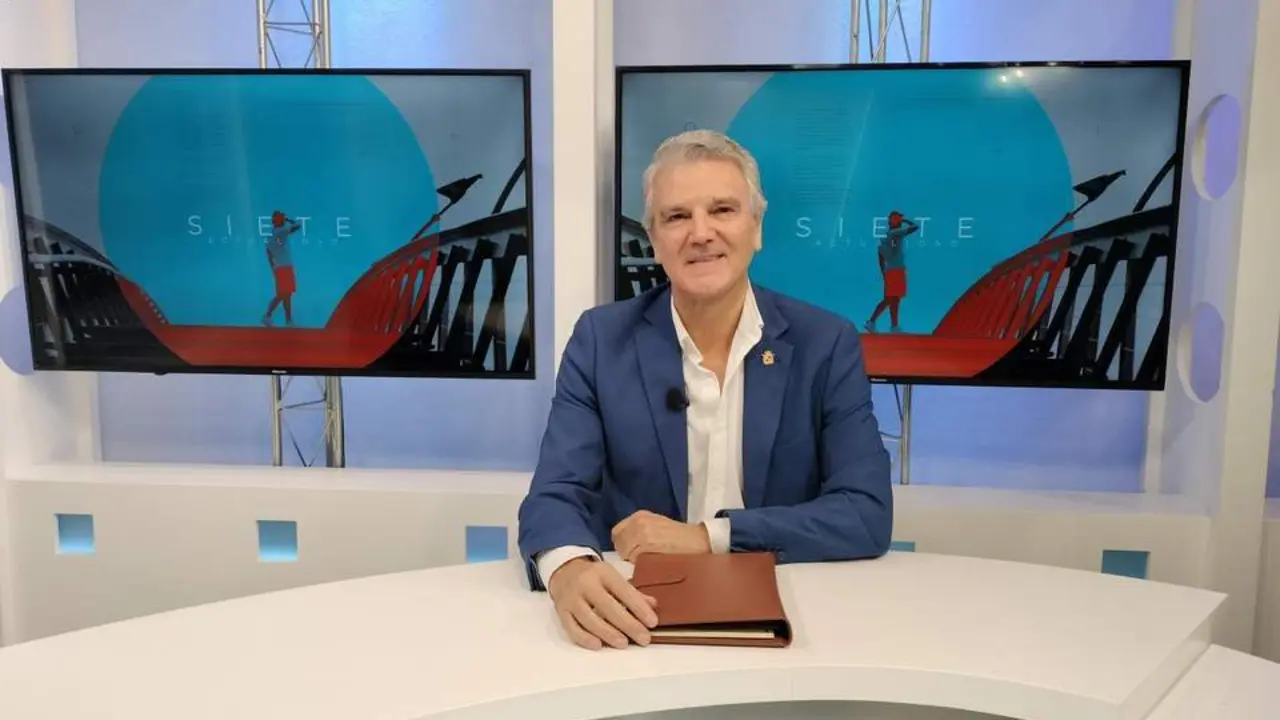 Manuel Ure&ntilde;a en el plat&oacute; de 7TV Ja&eacute;n.  - VIVA Ja&eacute;n