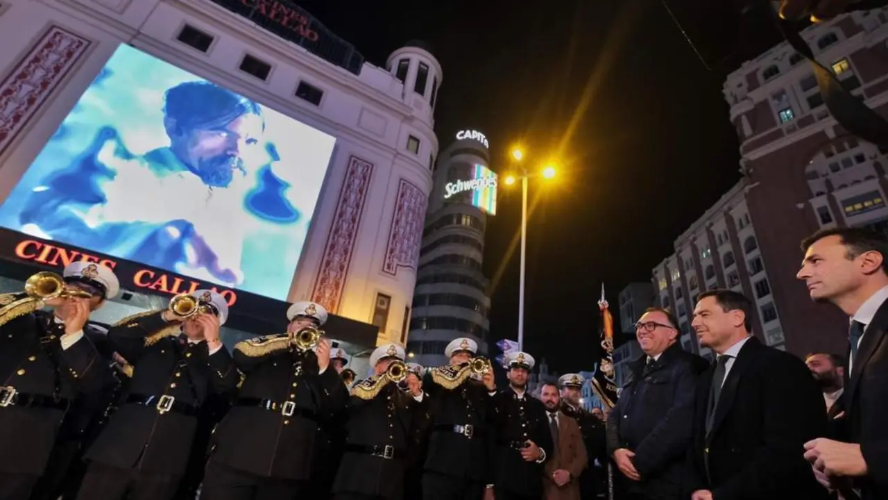 Banda Rosario de C&aacute;diz en Madrid. - Junta