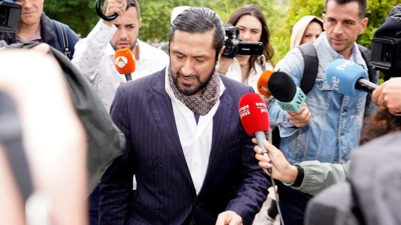Rafael Amargo a su llegada a la Audiencia Provincial de Madrid - Europa Press