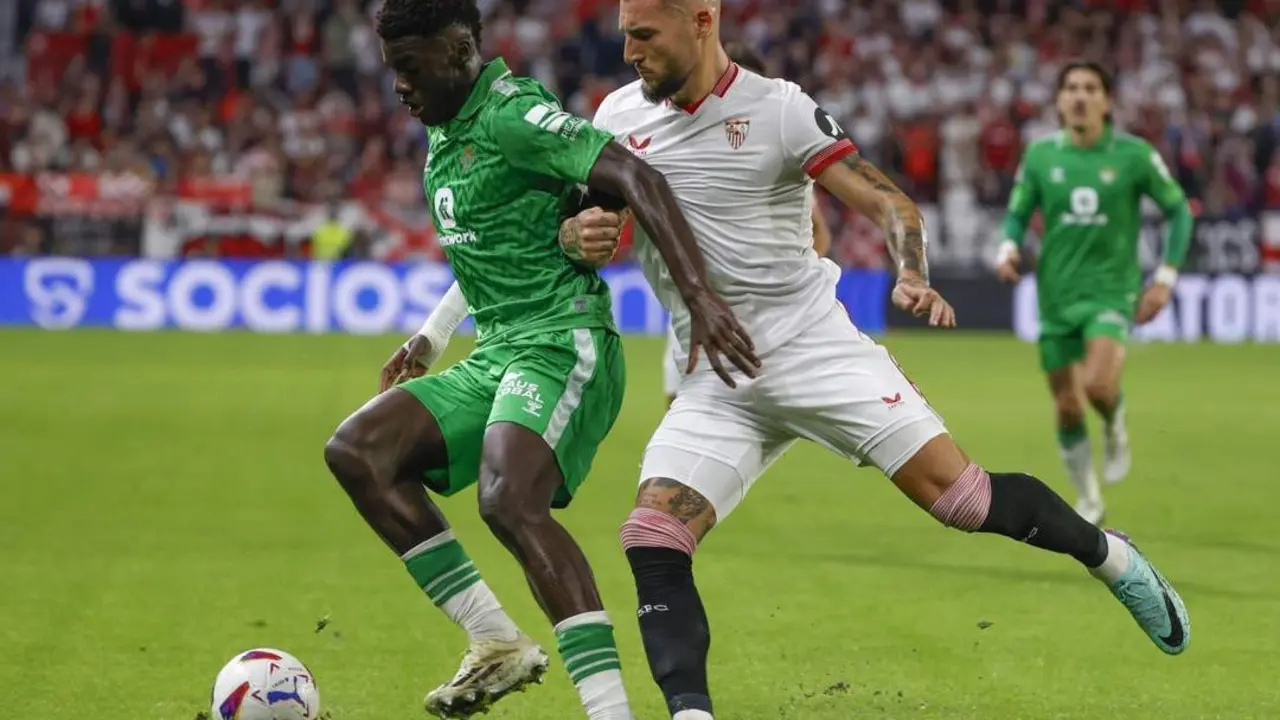 Imagen del Sevilla - Betis. - efe