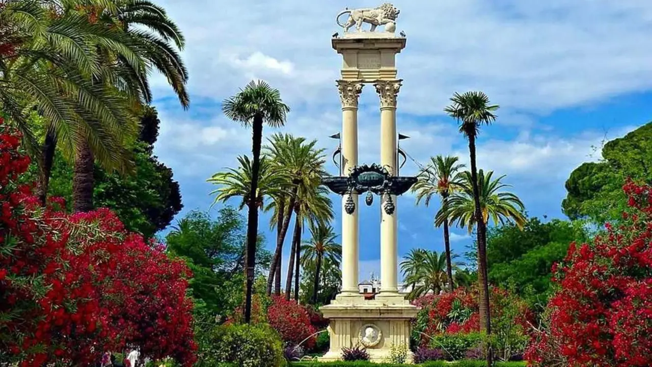 El monumento a Crist&oacute;bal Col&oacute;n. - Turismo de Sevilla