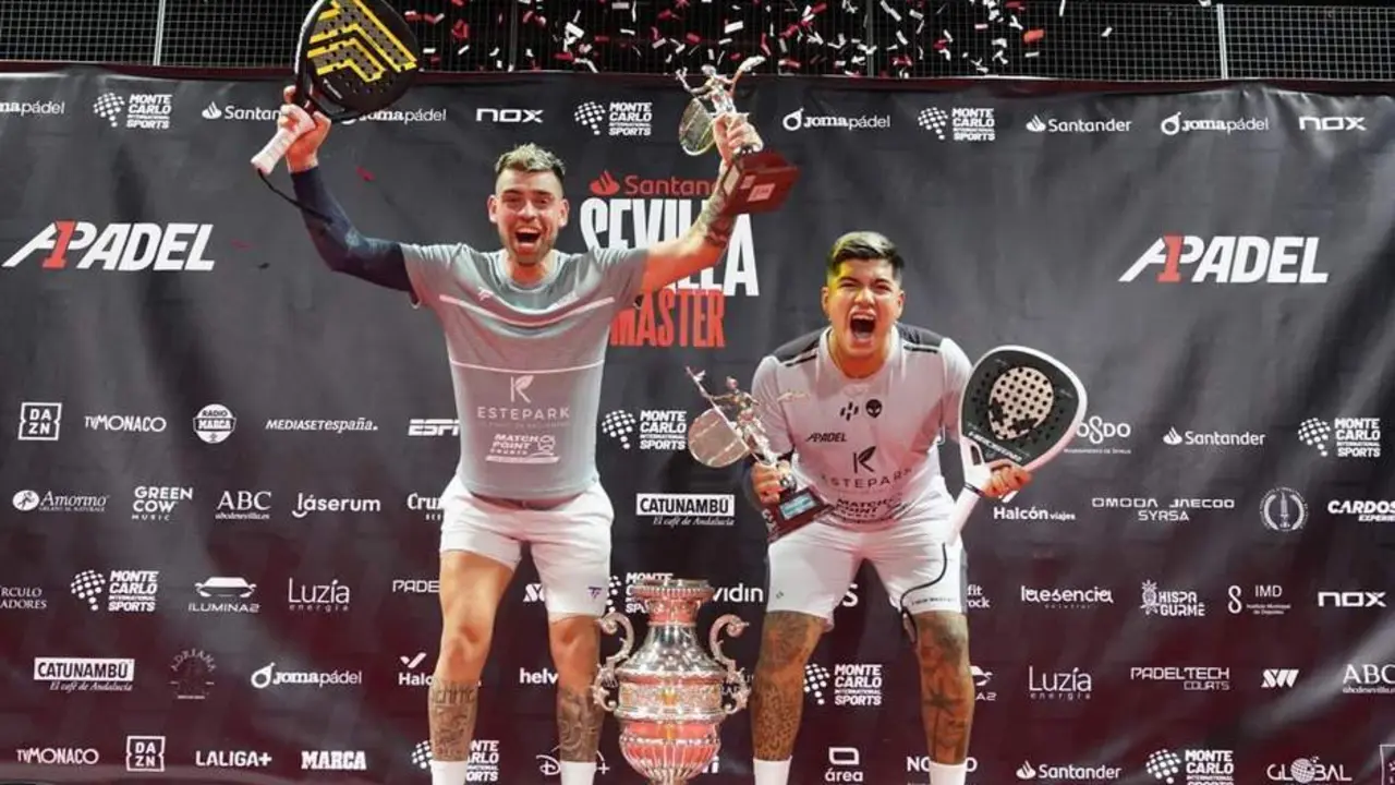 Los argentinos Gonza y Tolito ganan el A1 P&aacute;del Sevilla M&aacute;ster. - @A1PadelOfficial
