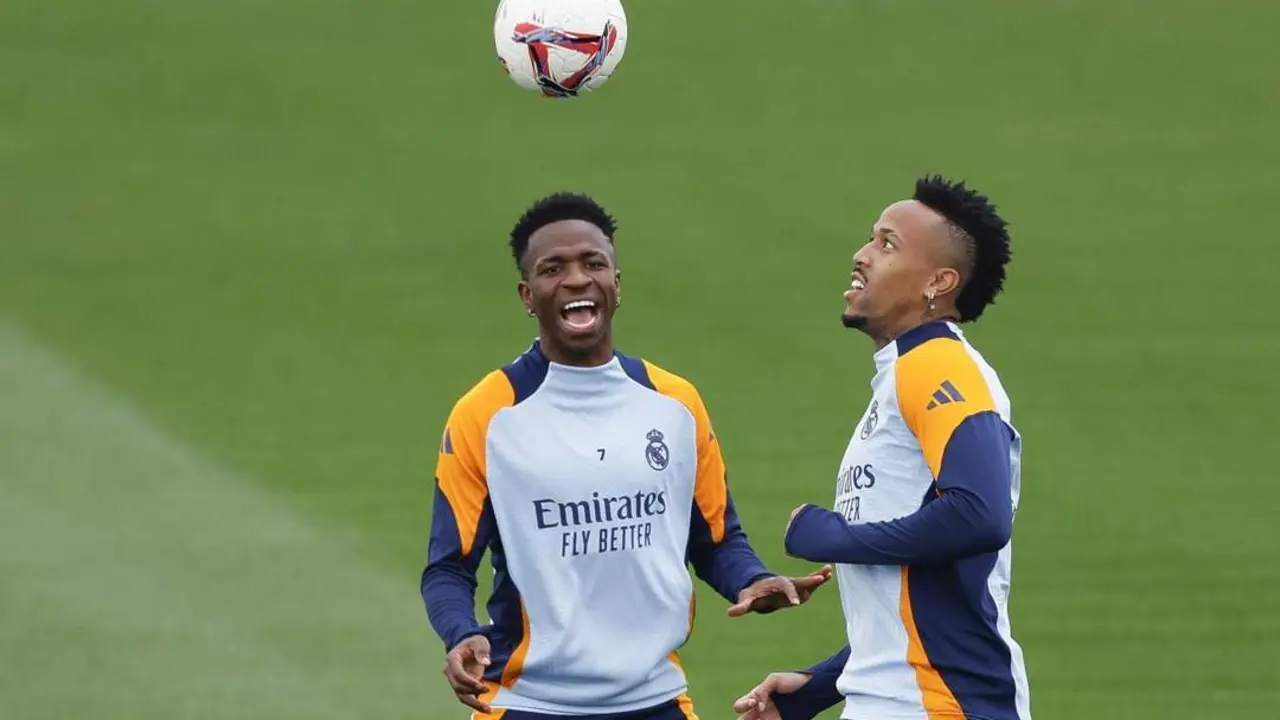 Entrenamiento del Real Madrid. - EFE
