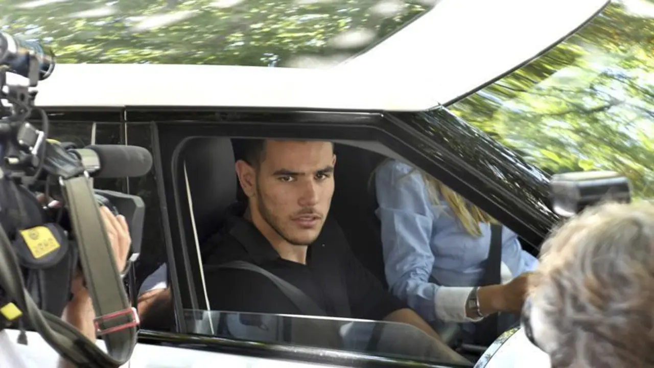 Theo Hern&aacute;ndez en los juzgados.  - EFE