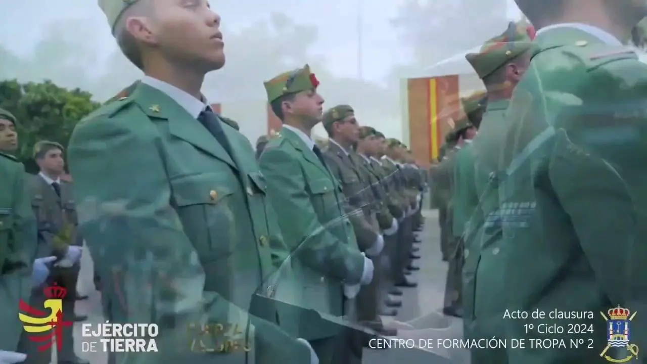Acto de despedida de los alumnos del primer ciclo de 2024 en el Cefot-2 de Camposoto