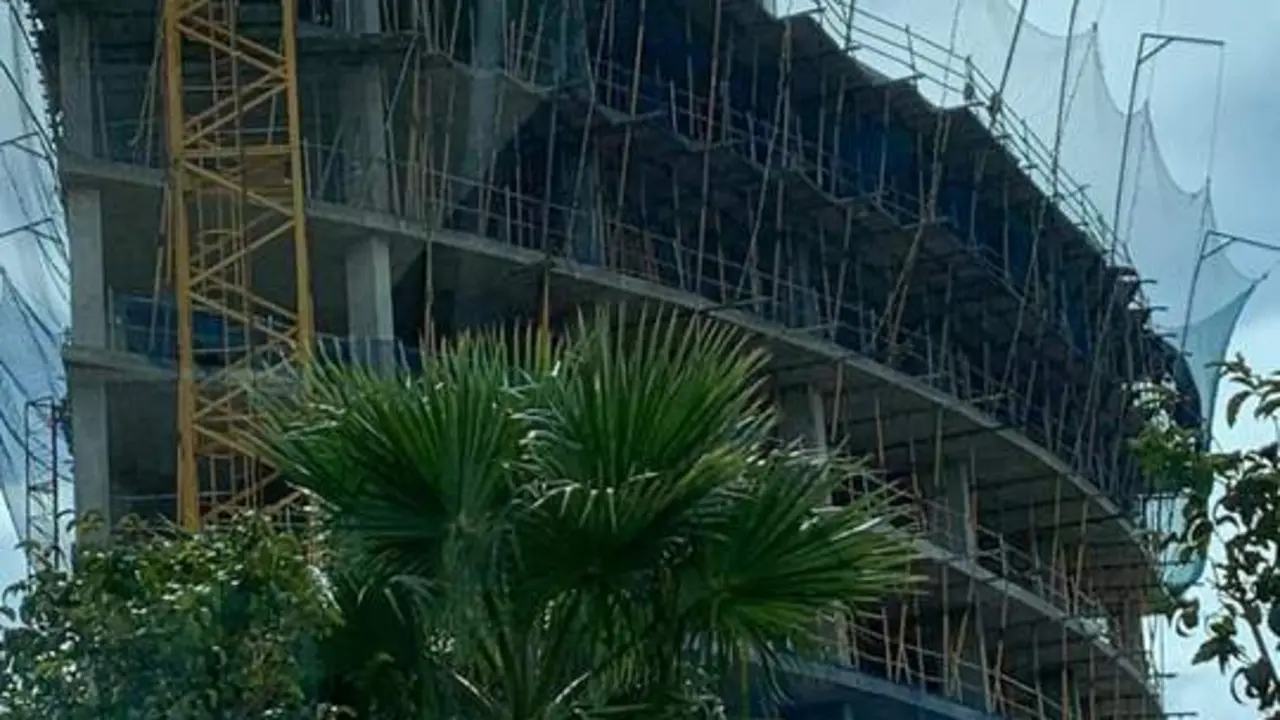 Construcci&oacute;n de una obra (archivo).  - EUROPA PRESS