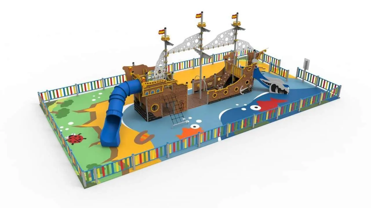 Imagen del parque infantil. - A.I.