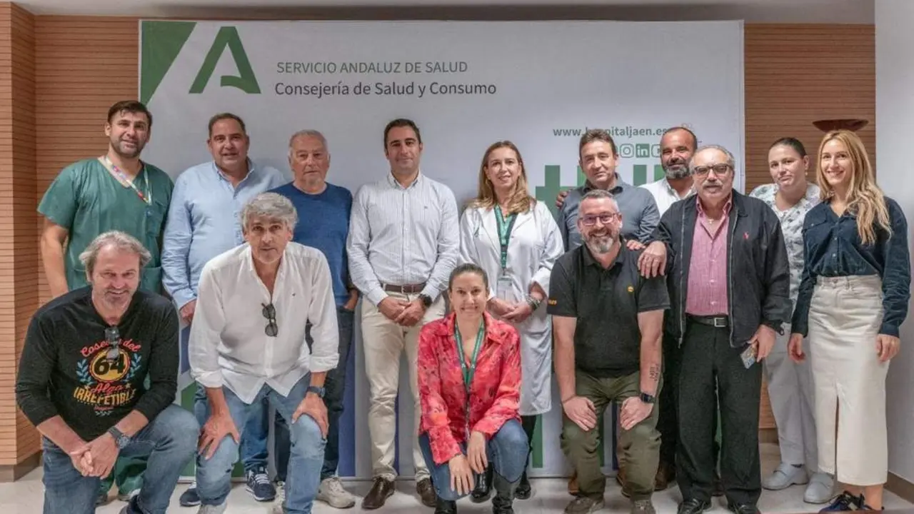 Componentes de la reuni&oacute;n para el III Torneo de Navidad ALES - ASOCIACI&Oacute;N VETERANOS REAL JA&Eacute;N