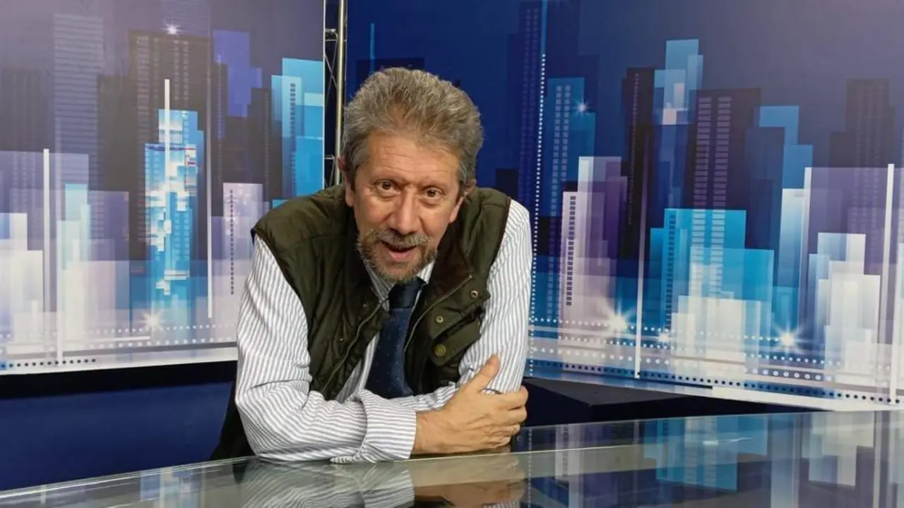 Salvo Tierrra en los estudios de 7TV M&aacute;laga. - Pablo Ruiz