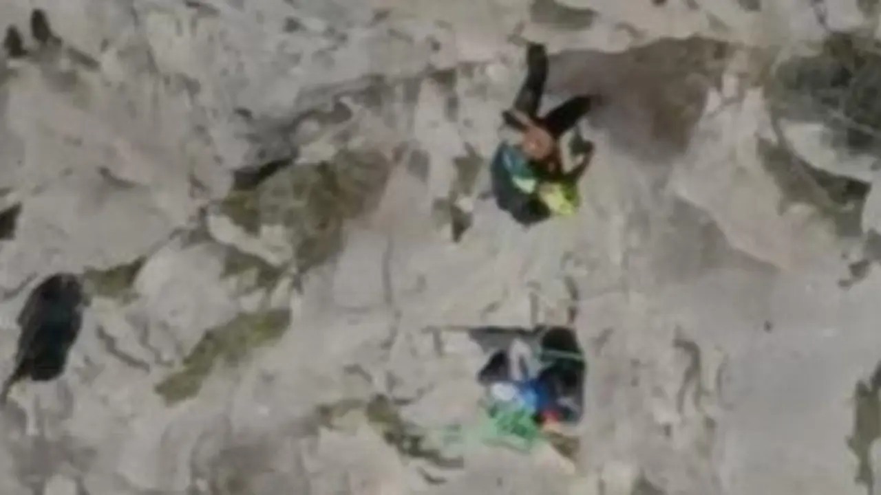 Rescatado un escalador tras sufrir una ca&iacute;da en El Chorro. - GUARDIA CIVIL