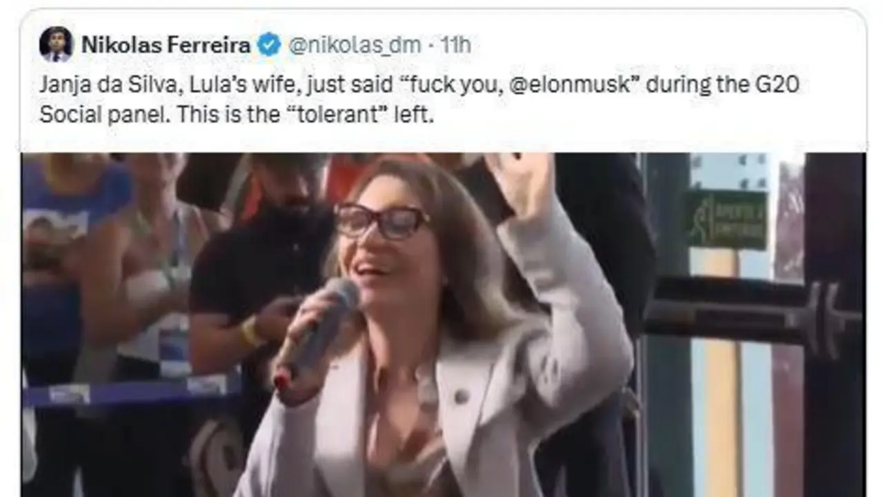 Janja da Silva. - X @elonmusk