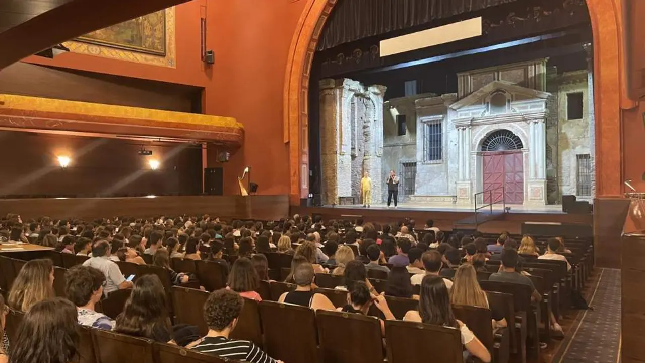Una imagen del patio de butacas del Teatro Villamarta.  - jerez.es