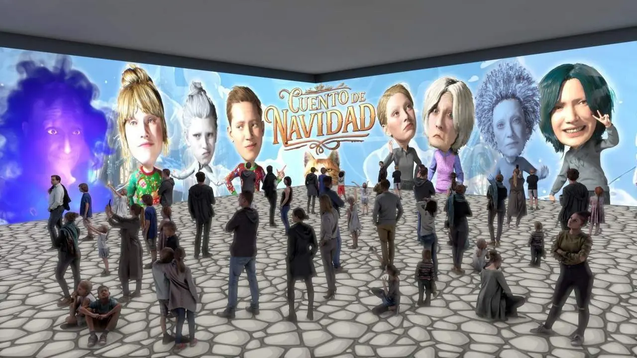 La obra teatral 'Cuento de Navidad'. - junta