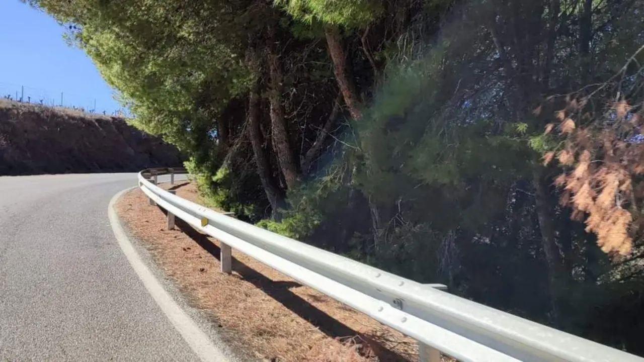Imagen de archivo de una carretera malague&ntilde;a. - EP