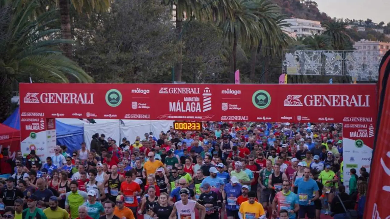 Salida de la prueba. - Ayto. M&aacute;laga