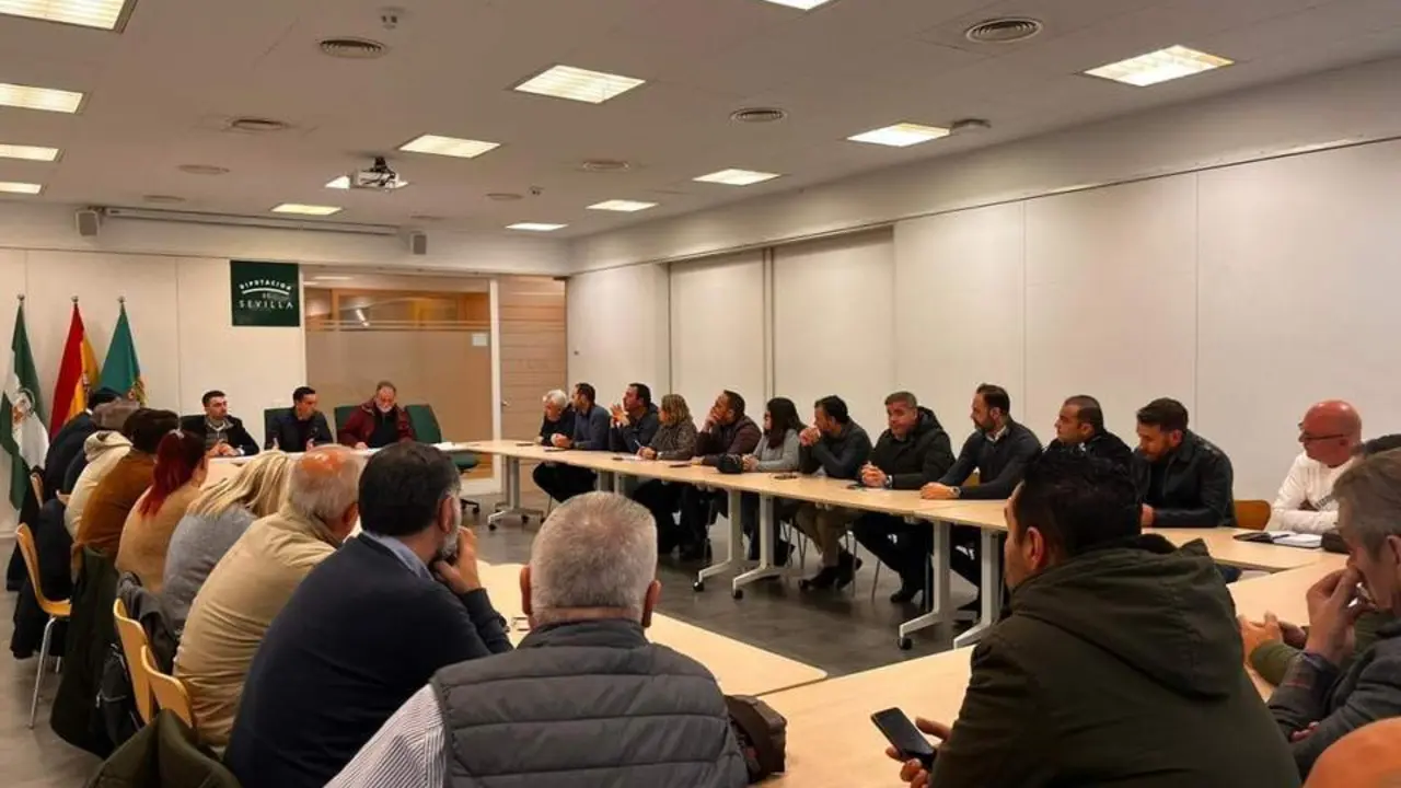 Reuni&oacute;n del diputado Gonzalo Dom&iacute;nguez con los representantes - DIPUTACION