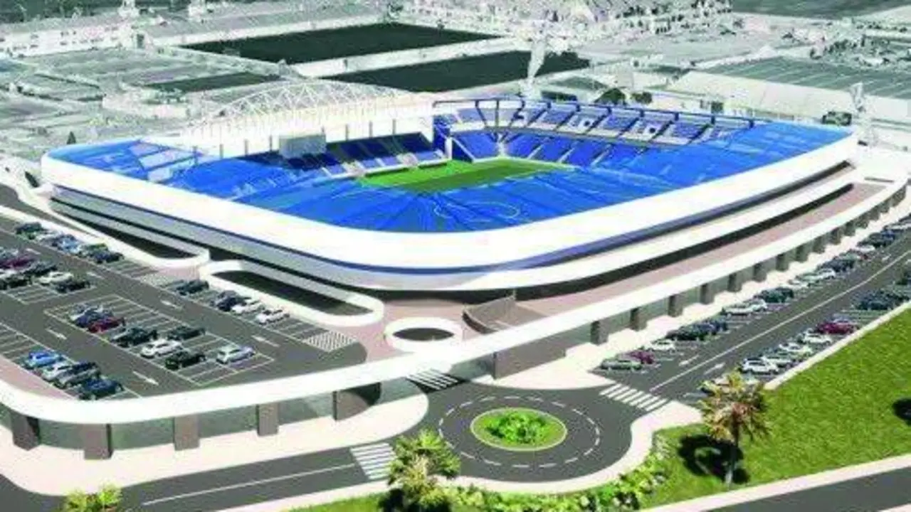 Recreaci&oacute;n del nuevo estadio de f&uacute;tbol.  - Ayuntamiento