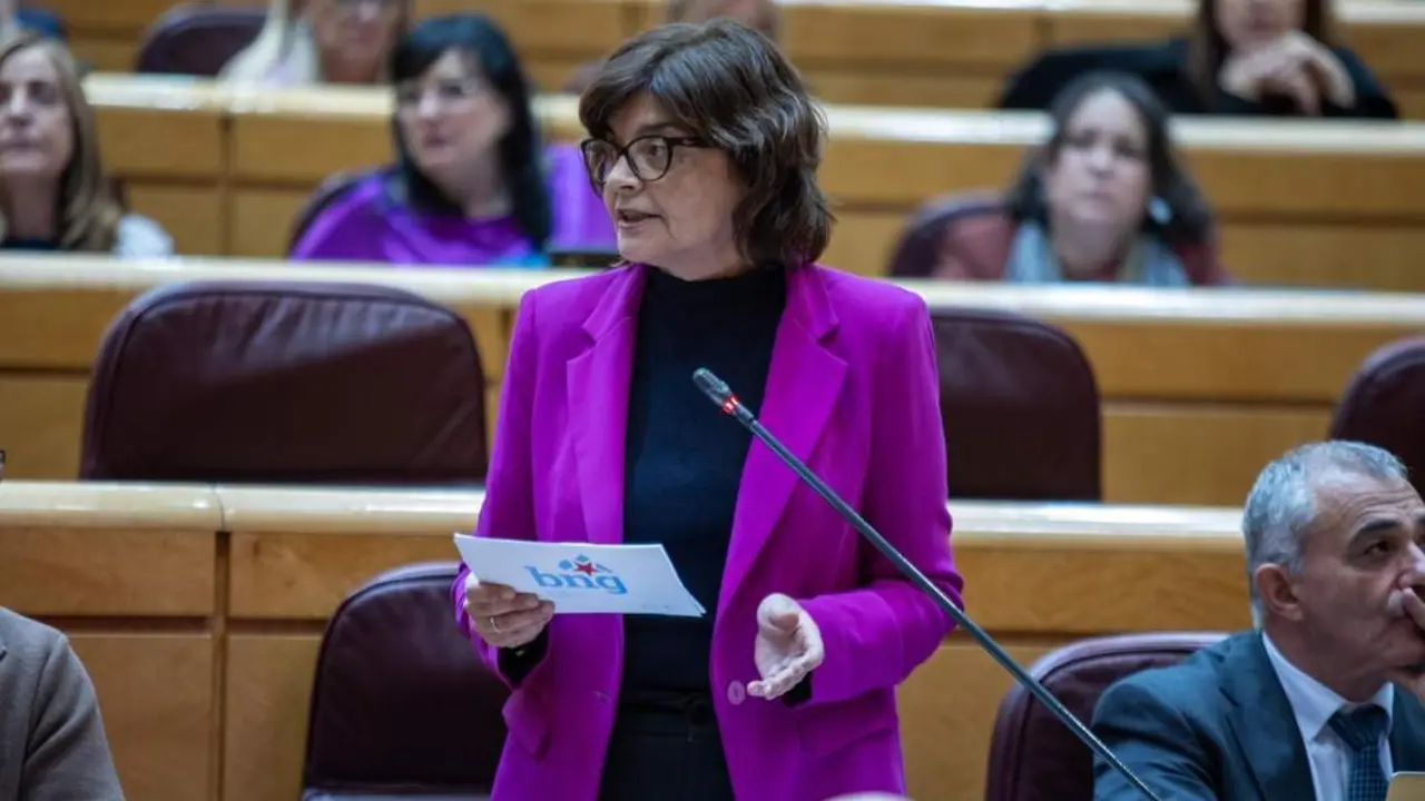 La senadora del BNG Carme da Silva - BNG