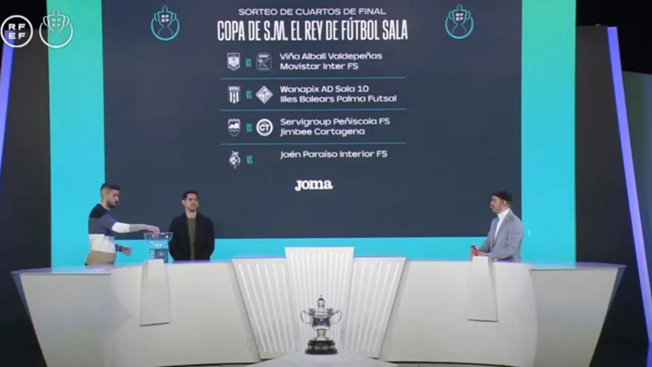 Sorteo de la Copa del Rey de F&uacute;tbol Sala en la RFEF. - RFEF