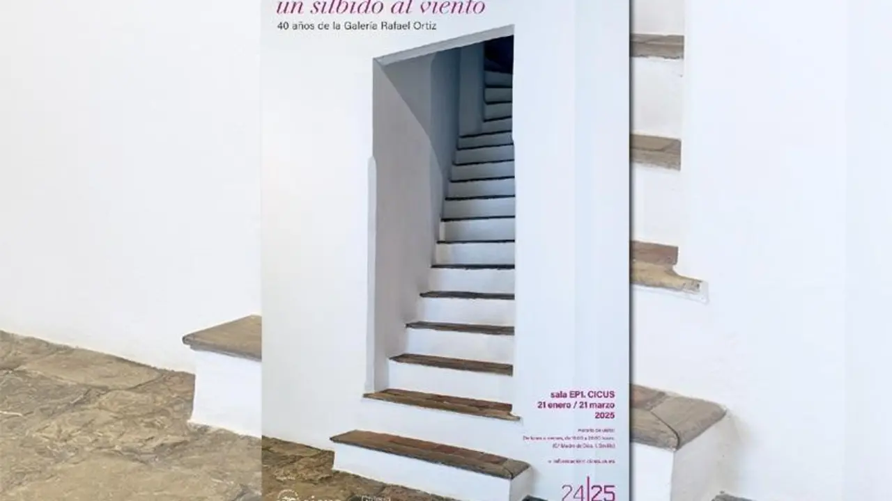Cartel de la exposici&oacute;n 'Un silbido al viento' - 