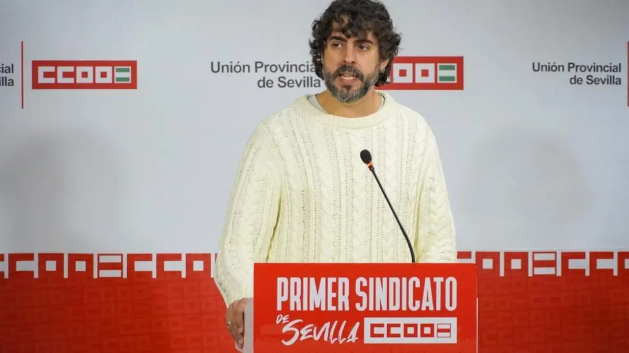 Carlos Aristu, secretario general de CCOO Sevilla. - CCOO