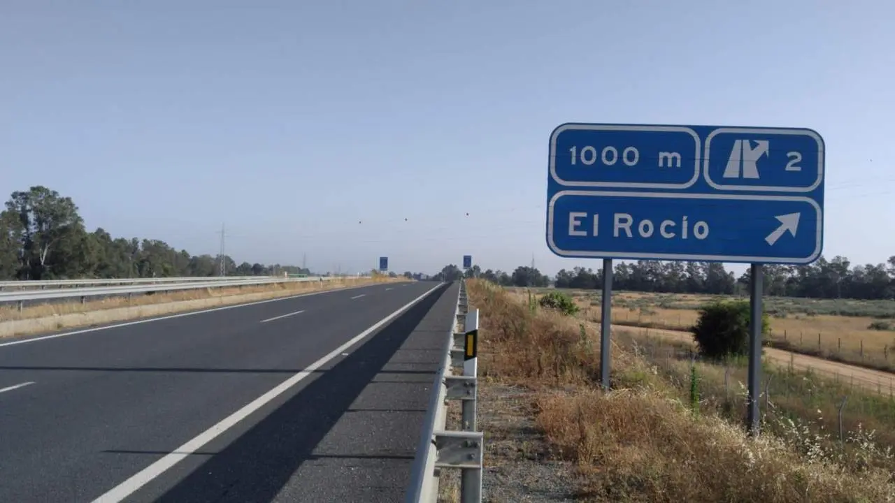 Carretera Almonte-El Roc&iacute;o. - VH