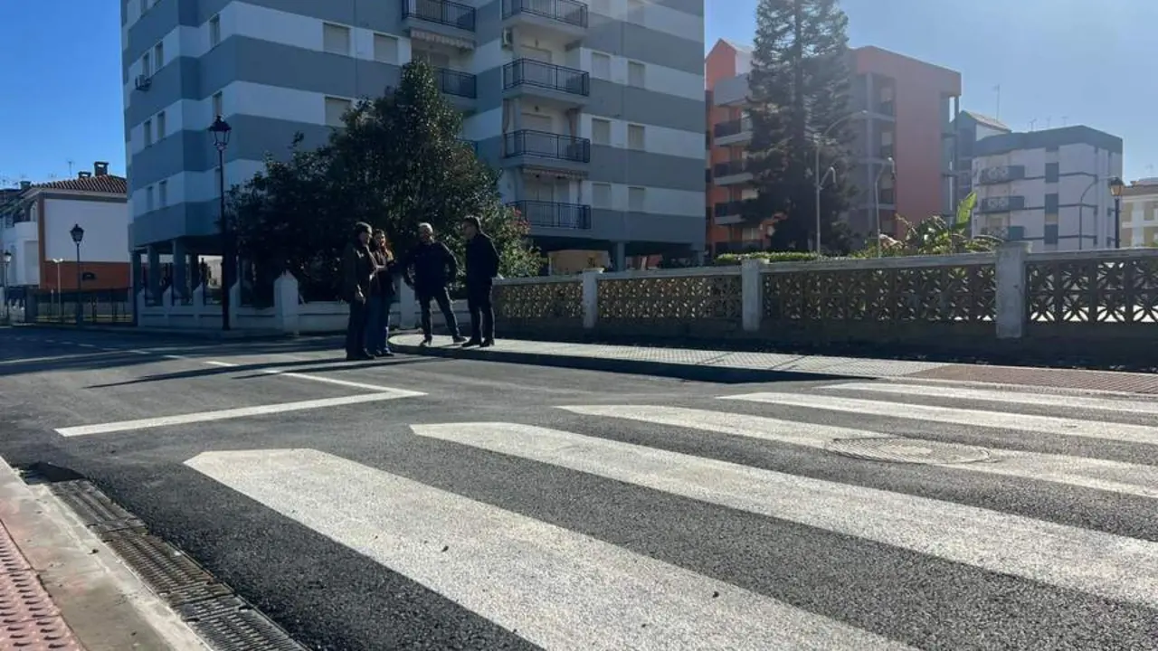 Finalizan las obras en la calle Barlovento de La Antilla, Lepe - Ayto Lepe