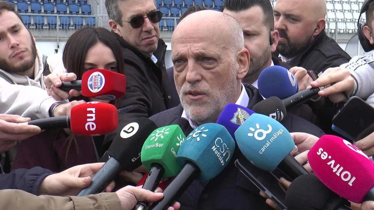 Javier Tebas: "Entiendo la indignaci&oacute;n del malaguismo con el caso Dani Olmo"