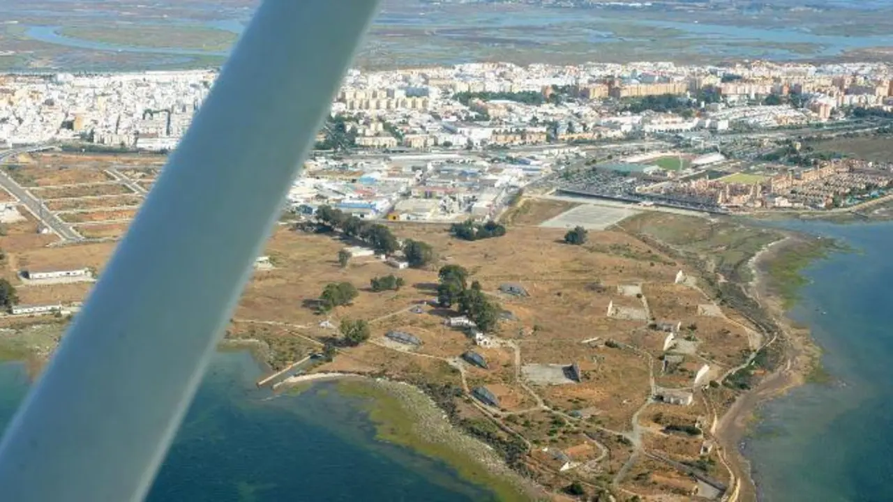 Vista a&eacute;rea de los Polvorines.  - A.I.