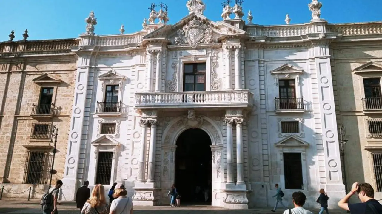 FACHADA DEL RECTORADO DE LA UNIVERSIDAD DE SEVILLA. - ARCHIVO