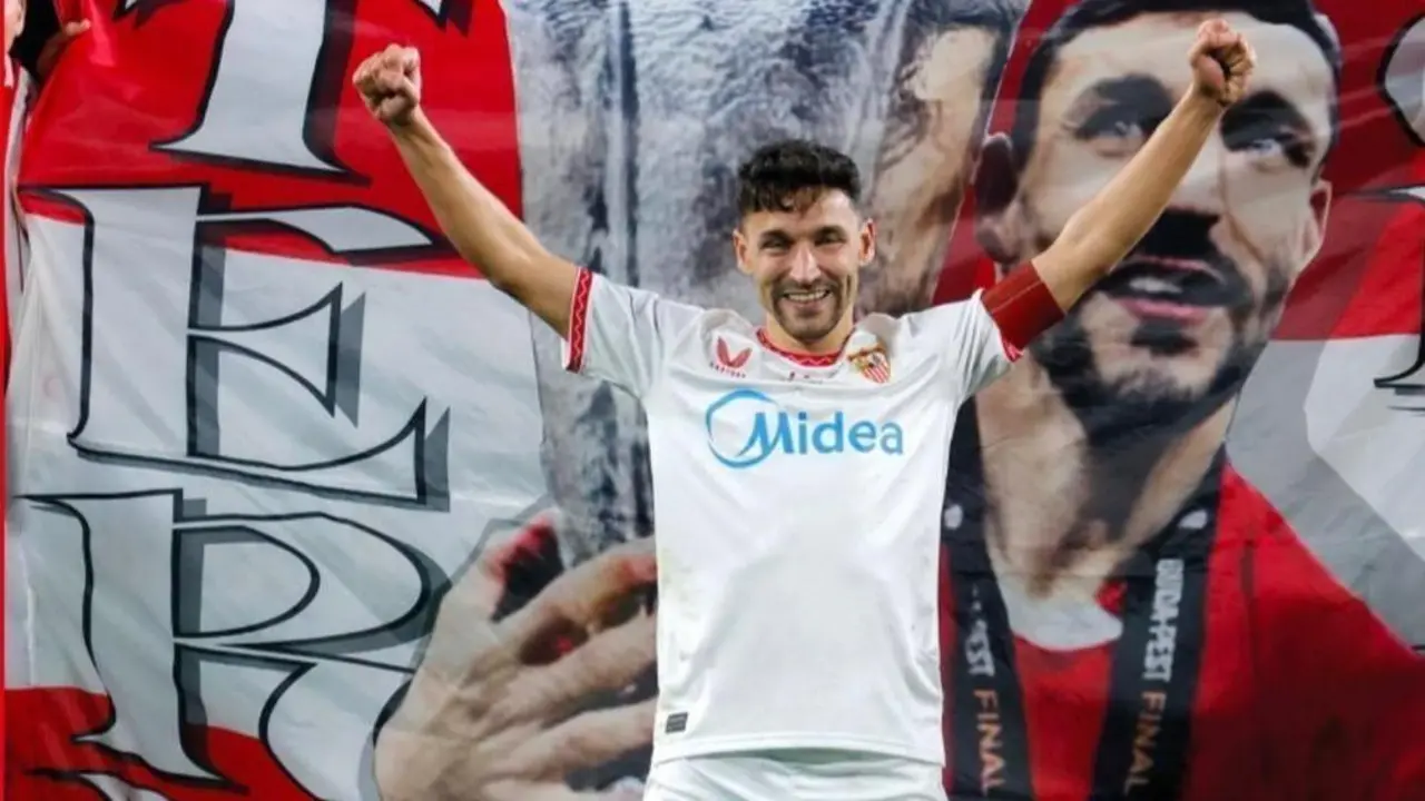 Jes&uacute;s Navas en su despedida del Sevilla FC - 