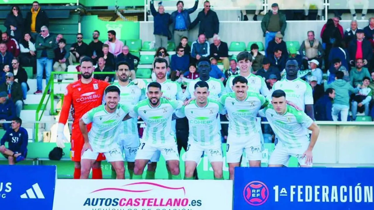 Once inicial que present&oacute; el Atl&eacute;tico Sanluque&ntilde;o ante el Marbella - ASCF