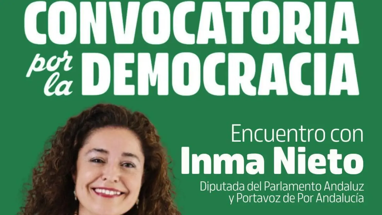 CONVOCATORIA POR LA DEMOCRACIA, CON INMA NIETO. - VIVA
