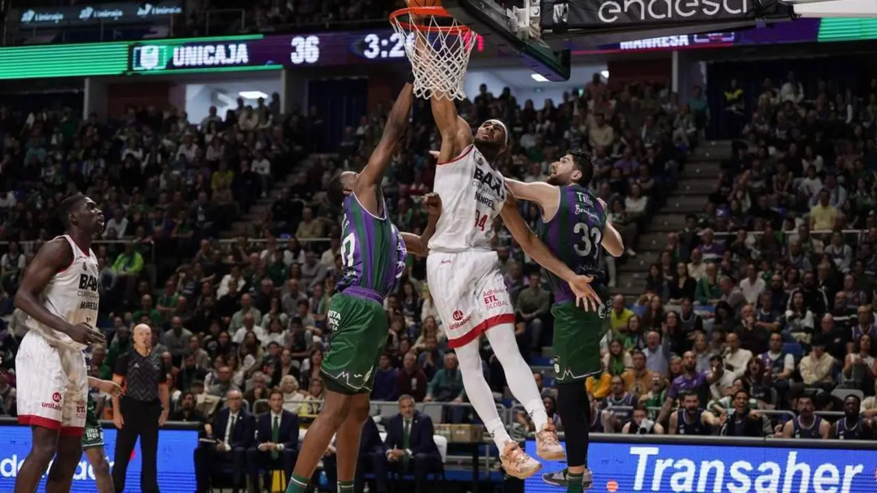 Unicaja vuelve a la liga con victoria. - acb Photo/Mariano Pozo