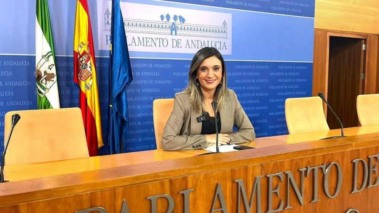 La portavoz del PSOE-A, Mar&iacute;a M&aacute;rquez. - PSOE