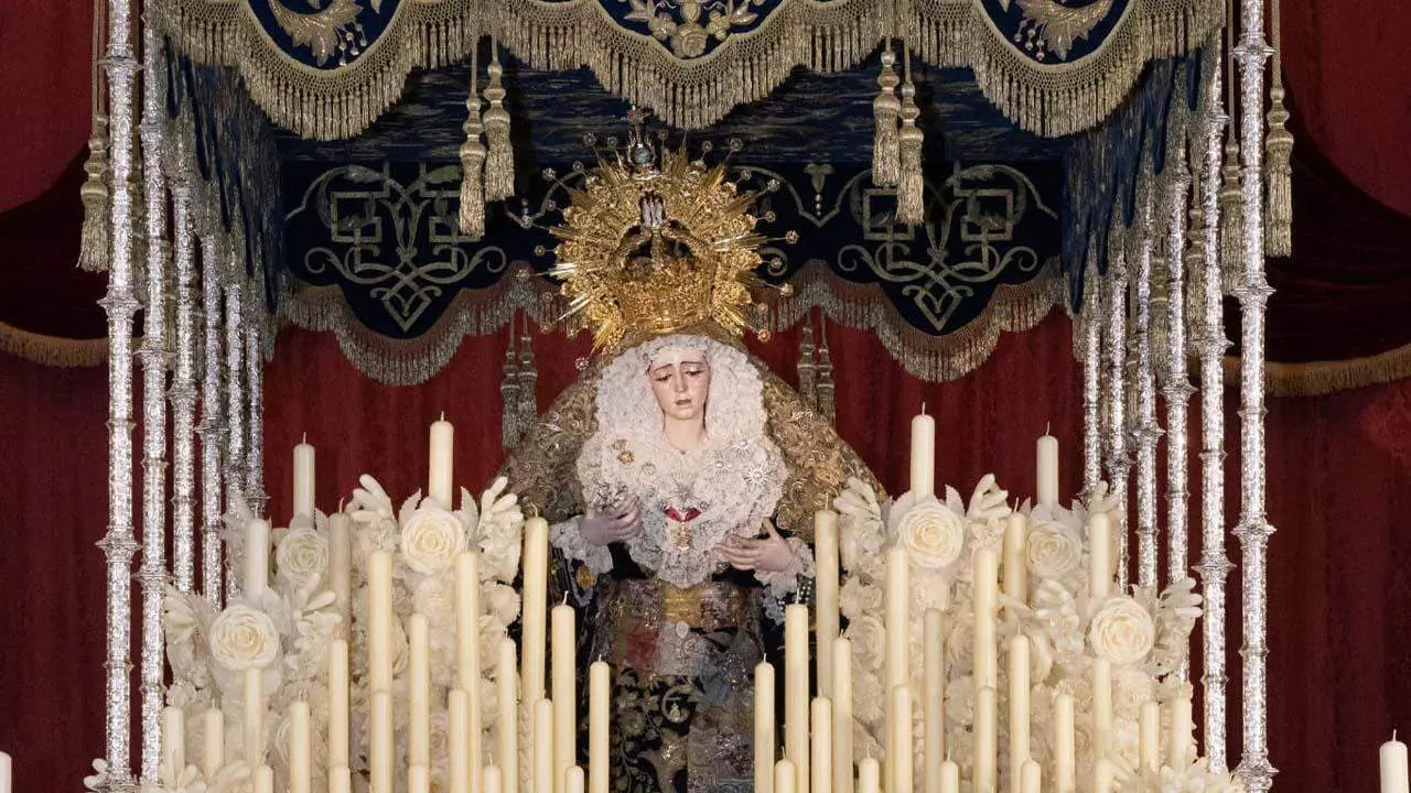 La Estrella de Triana bajo el palio de Ojeda en San Jacinto - HDAD