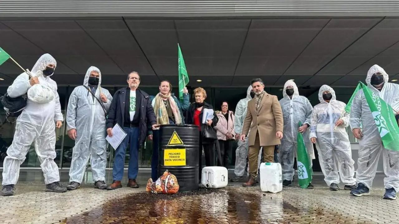 Protesta de los corianos. - europa press