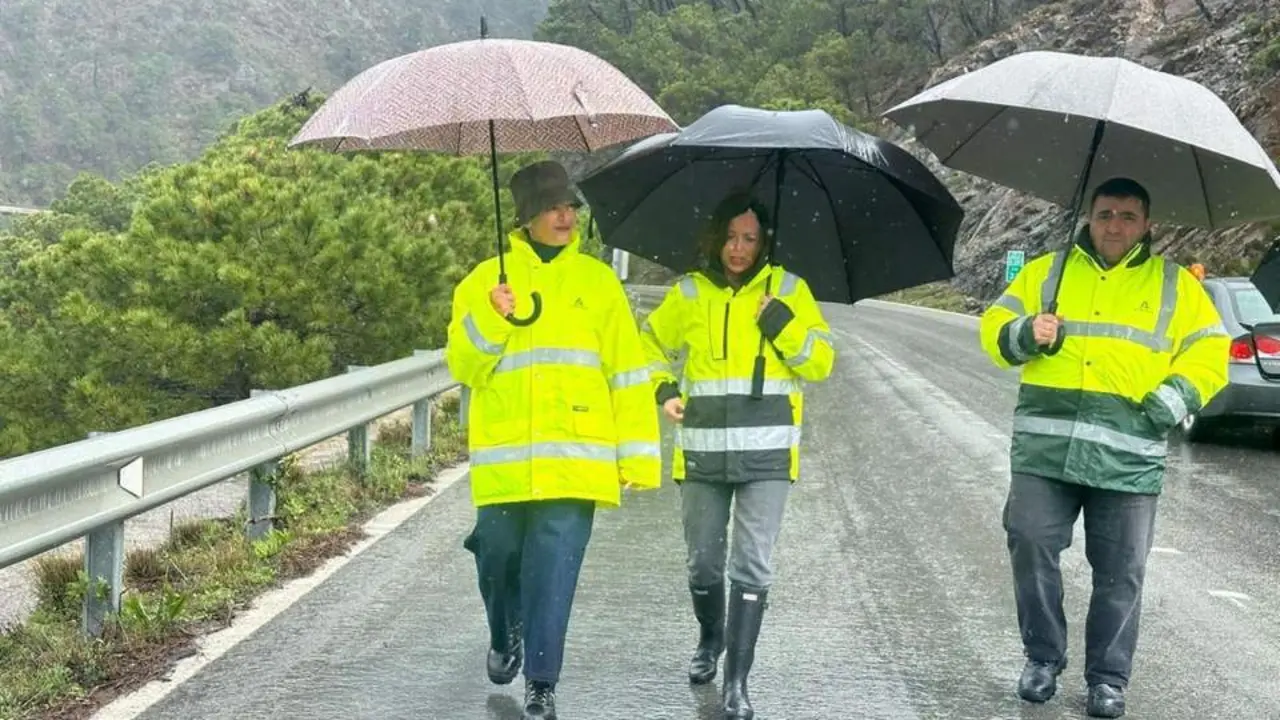 La consejera ha visitado este jueves la carretera.  - Junta