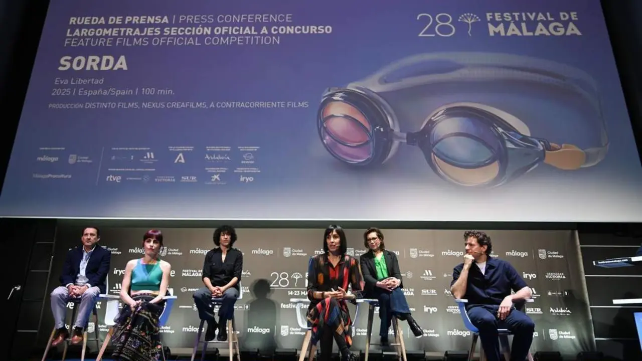 Rueda de prensa de la pel&iacute;cula 'Sorda' en el Festival de Cine - FESTIVAL DE M&Aacute;LAGA / ANA BELEN FERNANDEZ